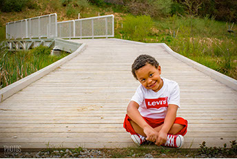 Patrique Jr, Brown's Orchards Pick Your Own