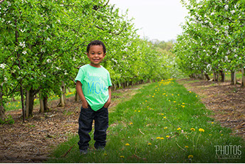 Patrique Jr, Brown's Orchards Pick Your Own
