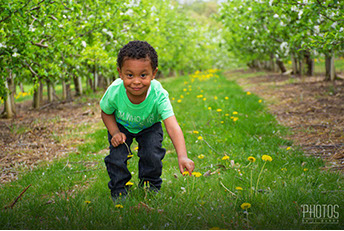 Patrique Jr, Brown's Orchards Pick Your Own