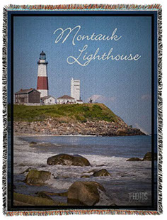 Montauk Point Lighthouse Photo Blanket