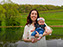 Casey, Alex & Baby Oona, Brown's Orchards Pick Your Own