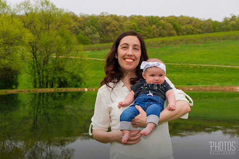 Casey & Baby Oona, Brown's Orchards Pick Your Own
