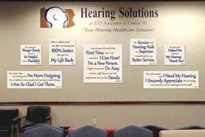 Hearing Solutions Customer Testimonial Wall Art