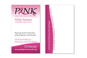 Pink Partners Business Card