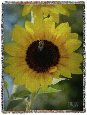 Sunflower Photo Blanket